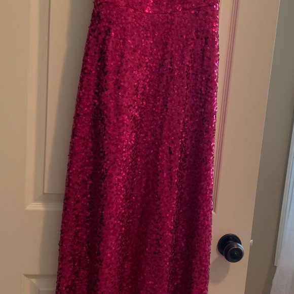 Prom/Homecoming/Formal Pink Sequin Dress - Picture 4 of 4
